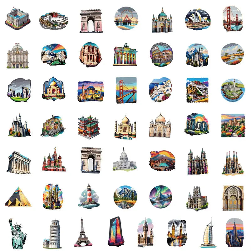 European Travel Stickers