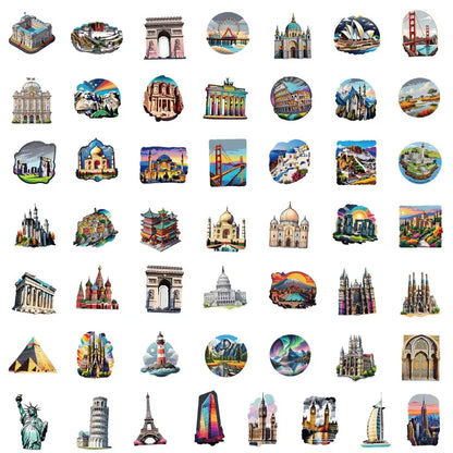 European Travel Stickers