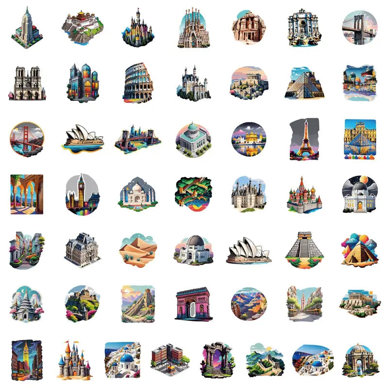 European Travel Stickers