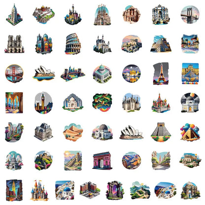 European Travel Stickers