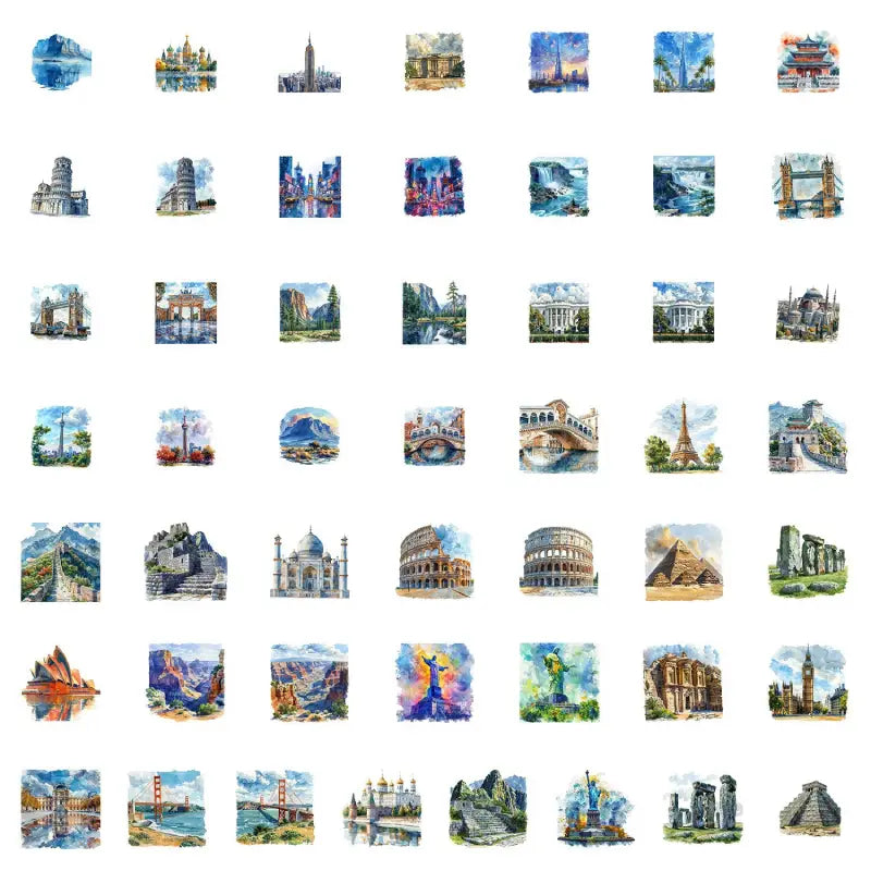 European Travel Stickers
