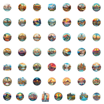 European Travel Stickers