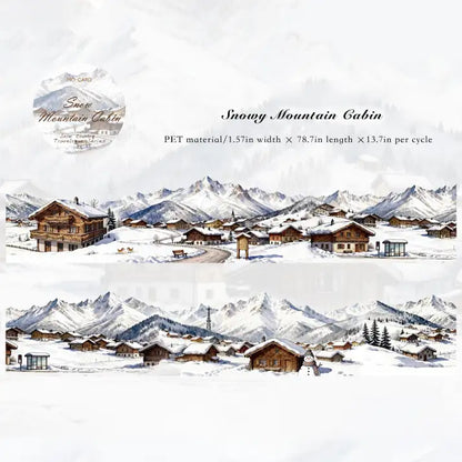 Winter Snow Scene Tape