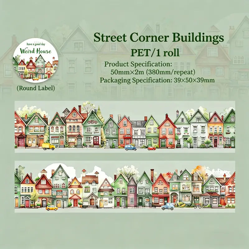 Street Buildings Tape