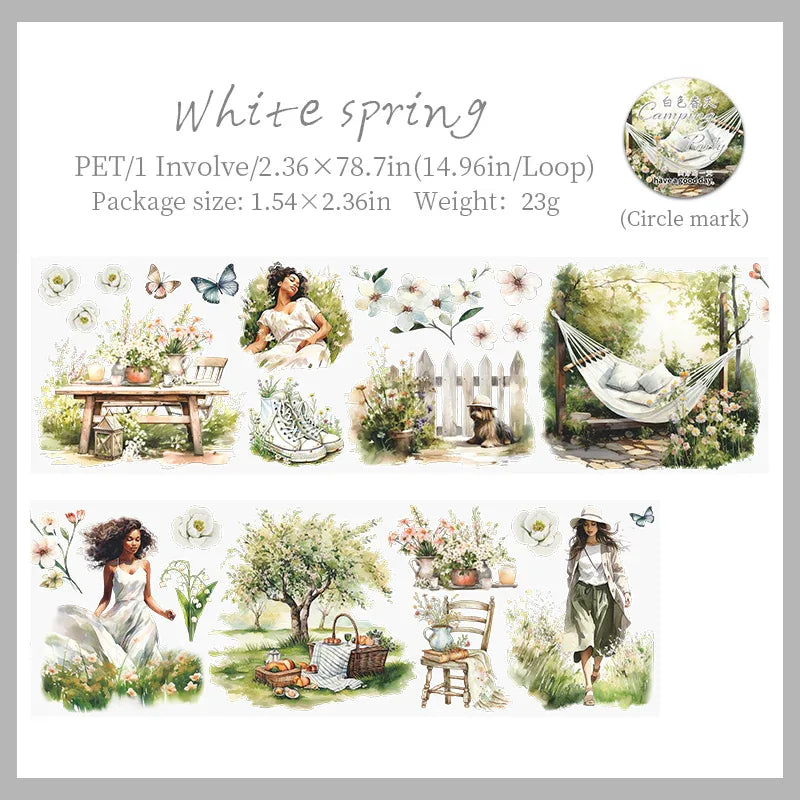 Spring Outing Scroll Tape