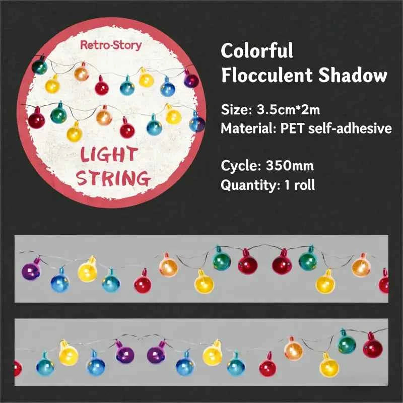 Colorful String Lights Tape