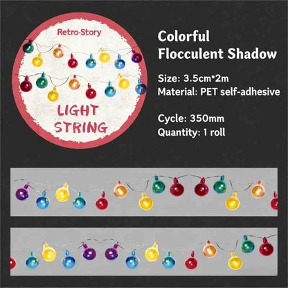 Colorful String Lights Tape