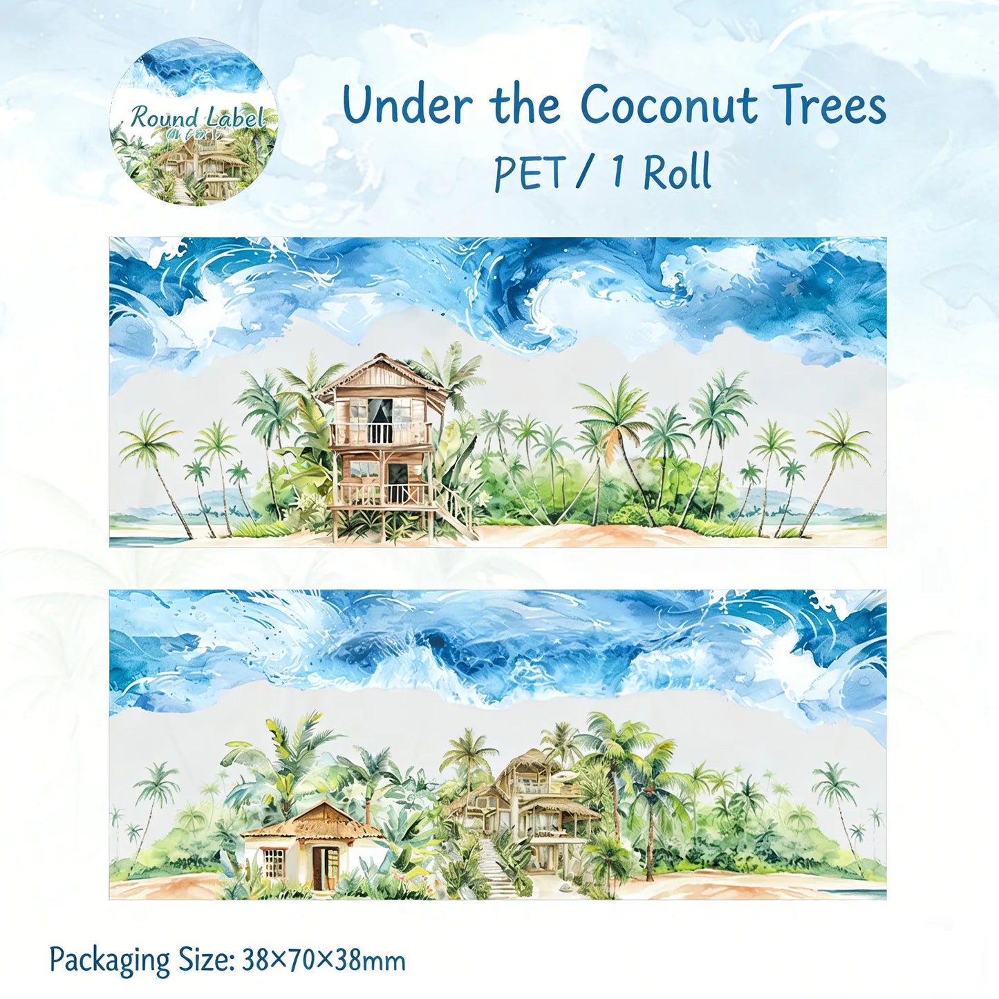 Coastal Scenery Scroll Tape