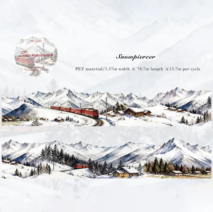 Winter Snow Scene Tape
