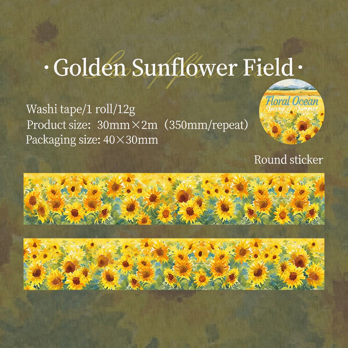 Flower Field Tape