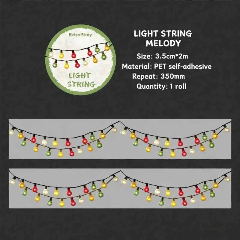 Colorful String Lights Tape