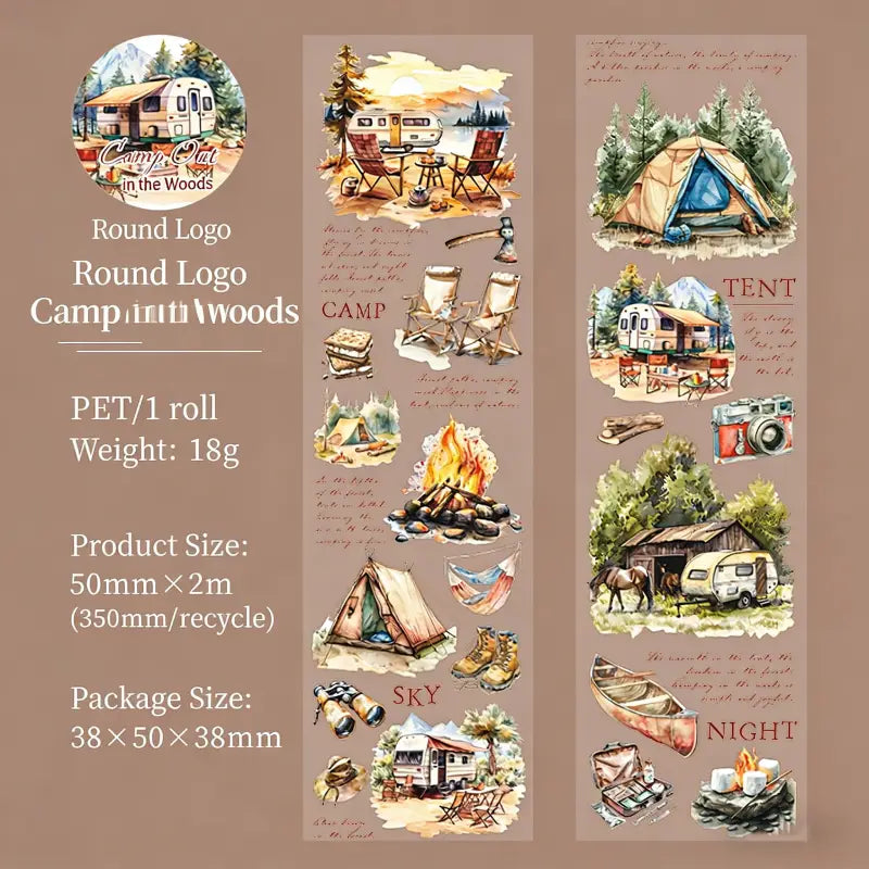 Camping Theme Tape