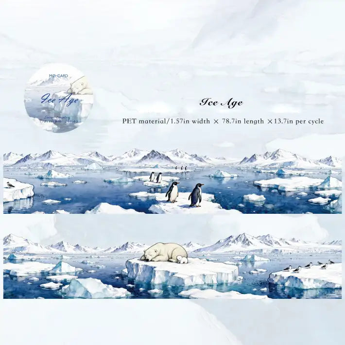 Winter Snow Scene Tape