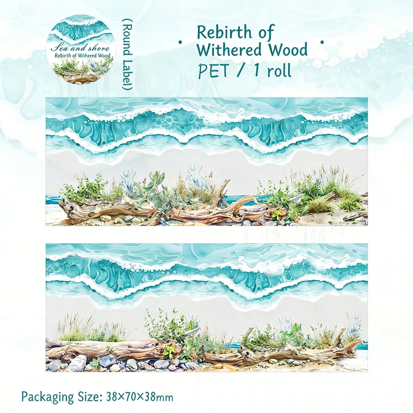Coastal Scenery Scroll Tape