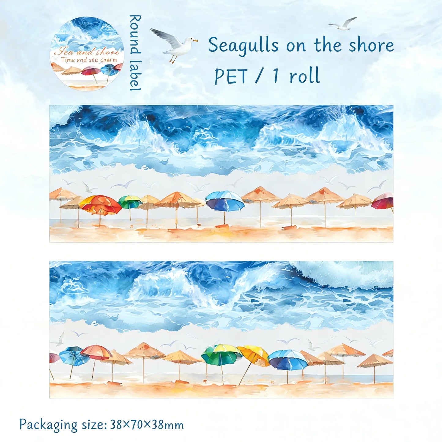 Coastal Scenery Scroll Tape
