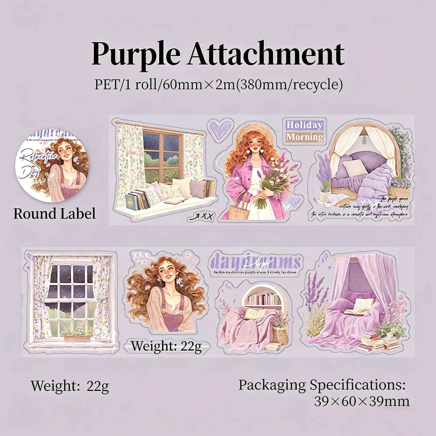 Relaxation Day Series Scroll Tape