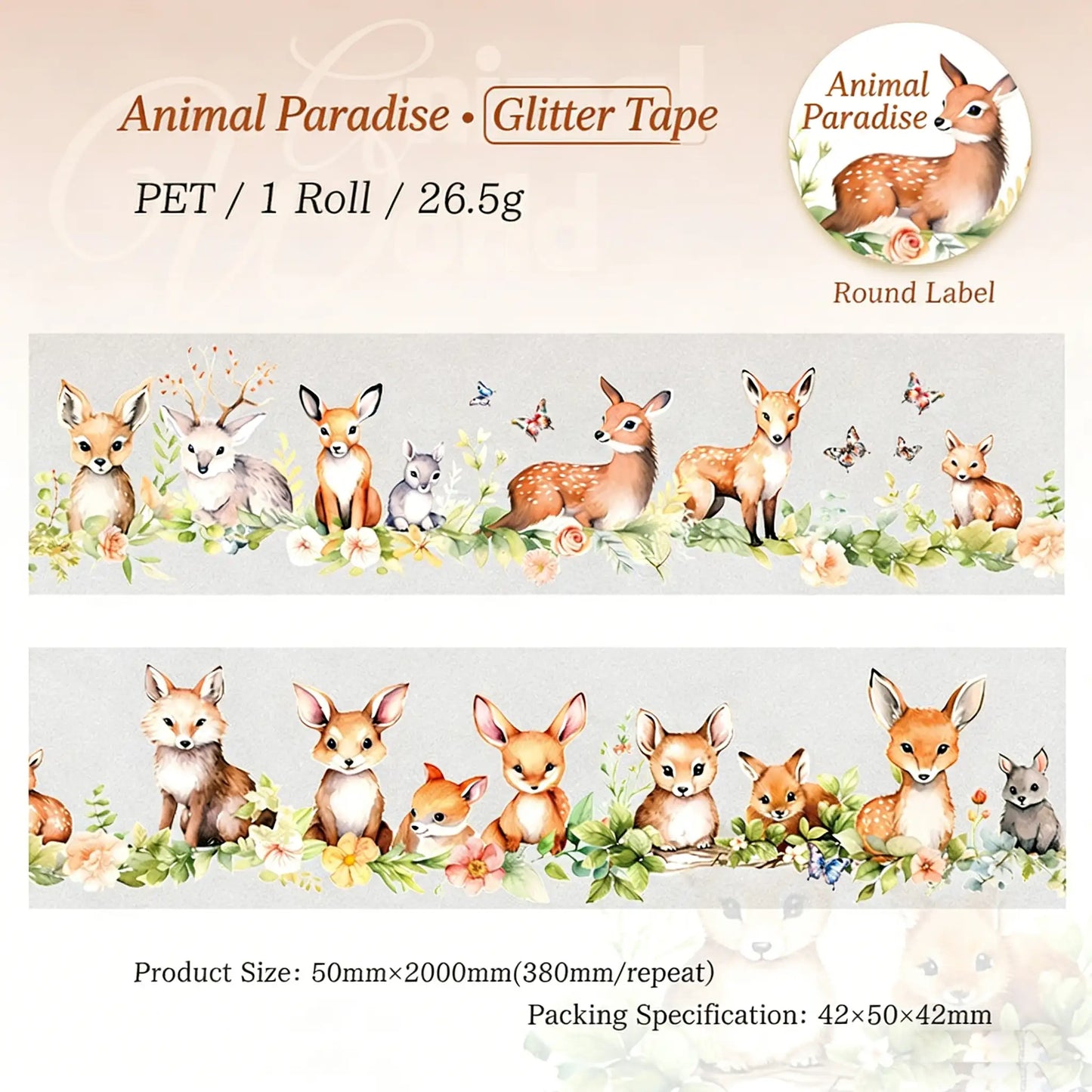Forest Animal Tape