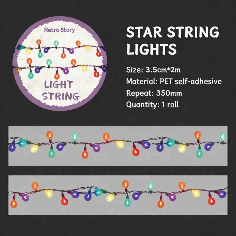 Colorful String Lights Tape