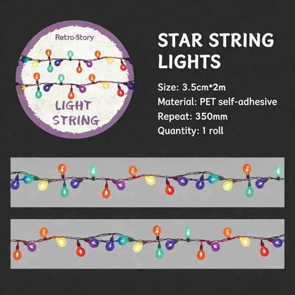 Colorful String Lights Tape