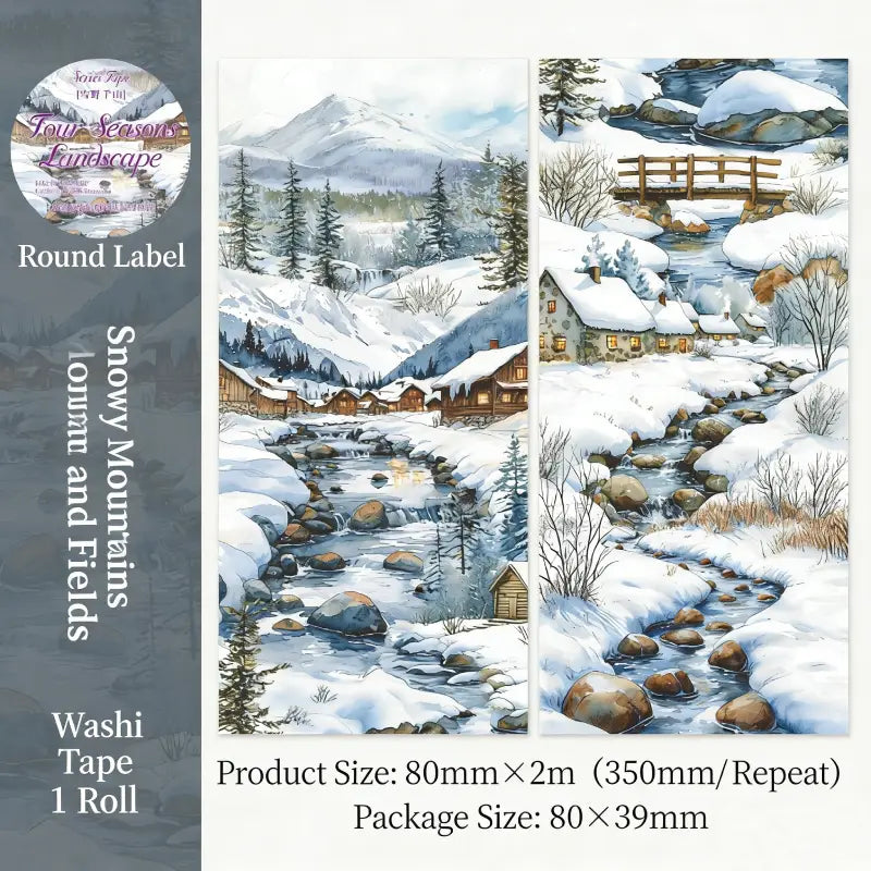 Seasonal Scenery Tape