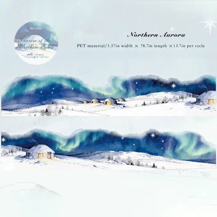 Winter Snow Scene Tape