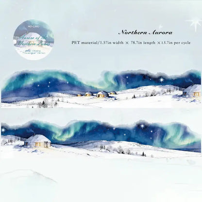 Winter Snow Scene Tape