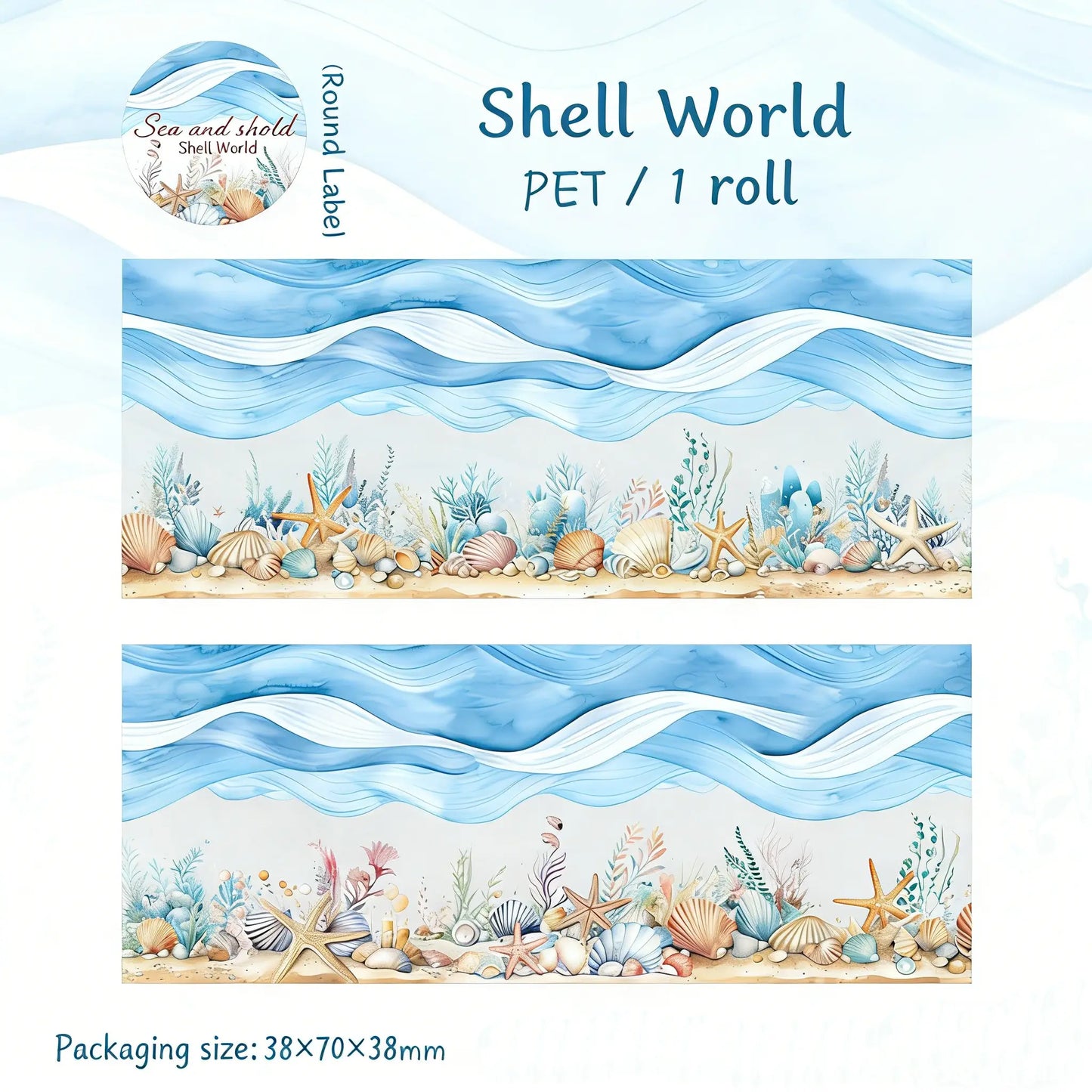 Coastal Scenery Scroll Tape