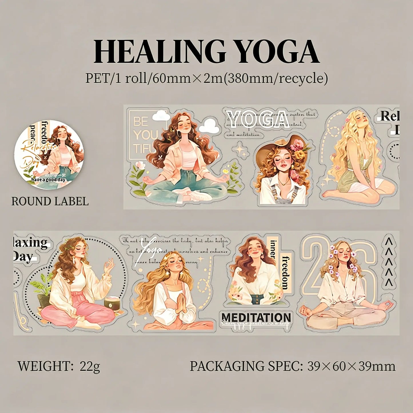 Relaxation Day Series Scroll Tape