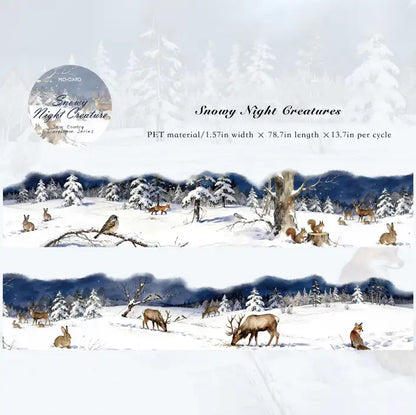 Winter Snow Scene Tape