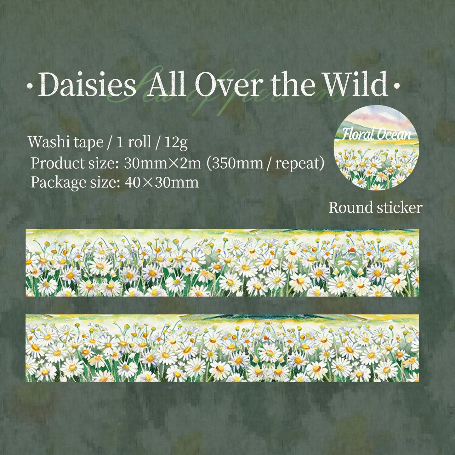 Flower Field Tape