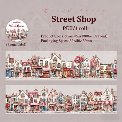 Street Buildings Tape