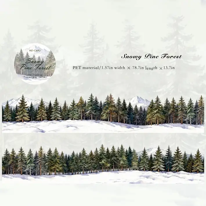 Winter Snow Scene Tape