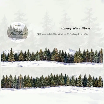 Winter Snow Scene Tape