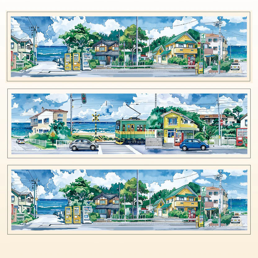 Free Watercolor Landscape Tape