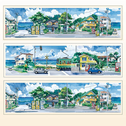 Free Watercolor Landscape Tape