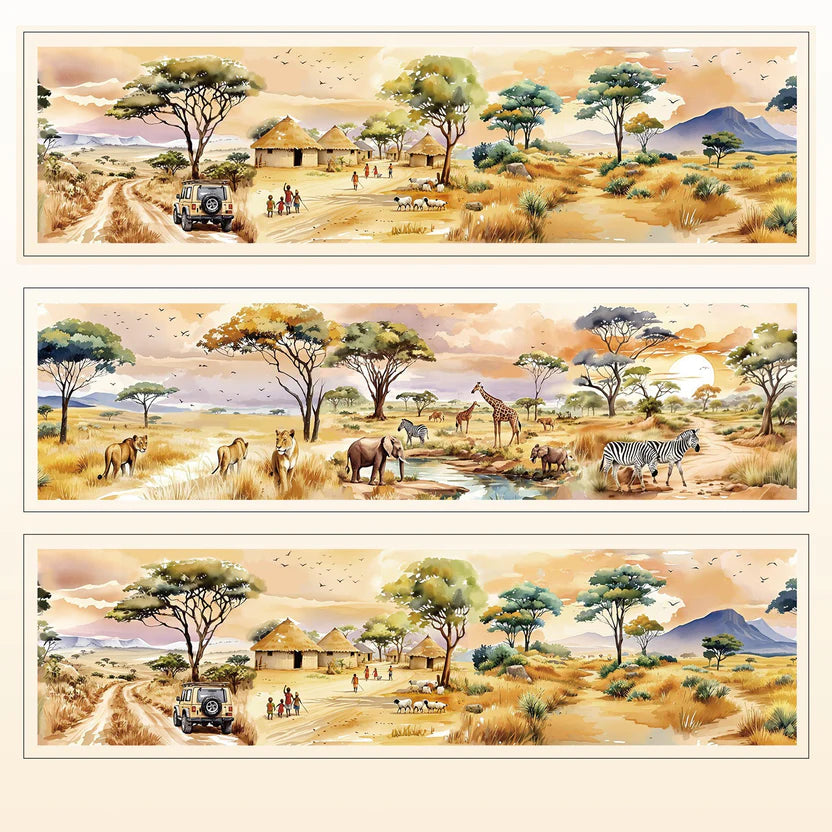 Free Watercolor Landscape Tape