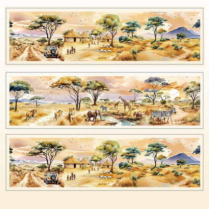 Free Watercolor Landscape Tape