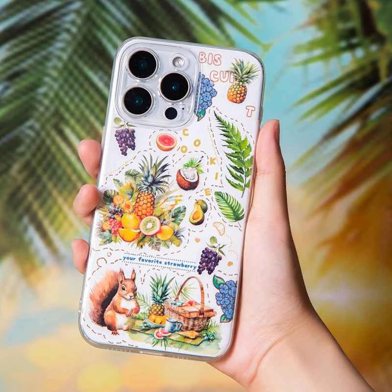Tropical landscape Scroll Tape