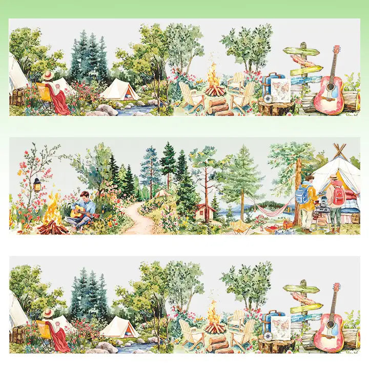 Outdoor Camping Plan Tape