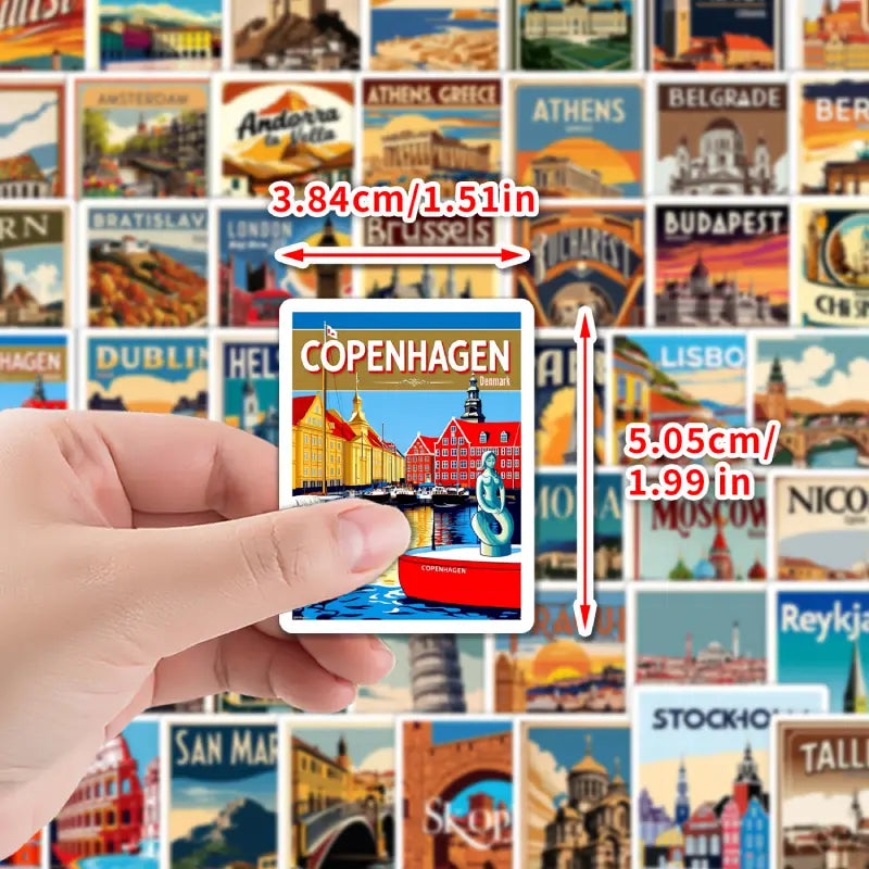 European Travel Stickers