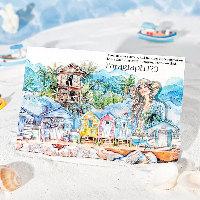 Coastal Scenery Scroll Tape