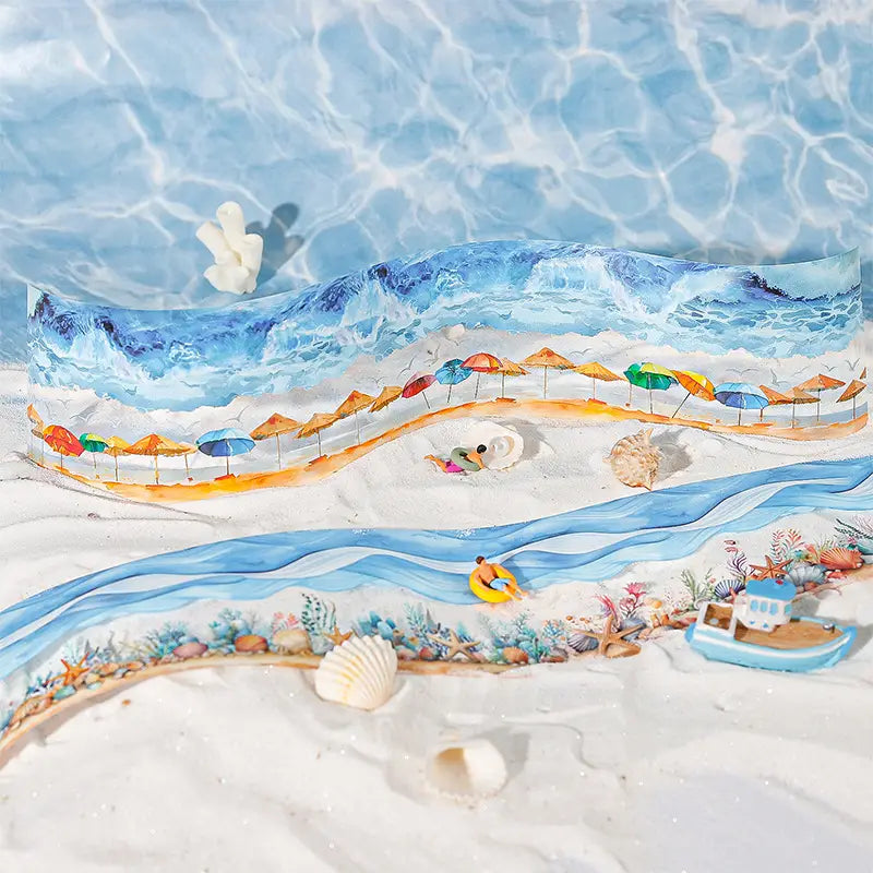 Coastal Scenery Scroll Tape