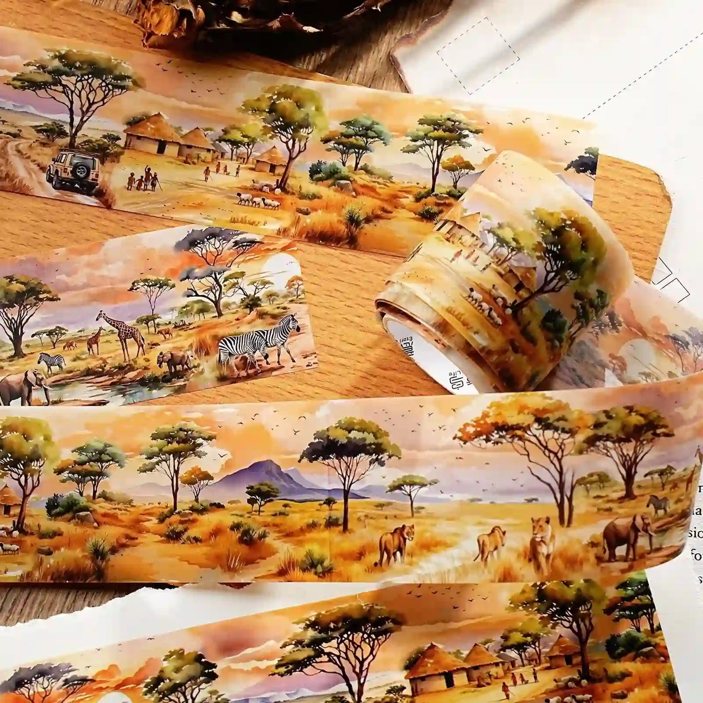 Free Watercolor Landscape Tape
