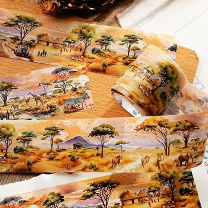 Free Watercolor Landscape Tape