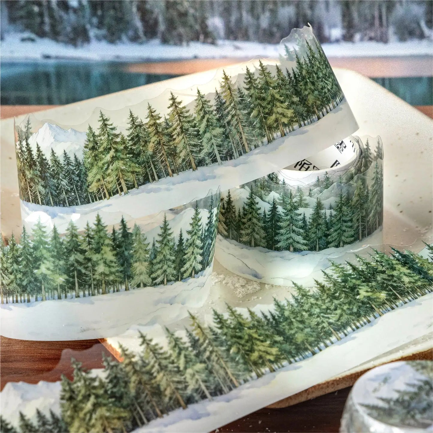 Winter Snow Scene Tape