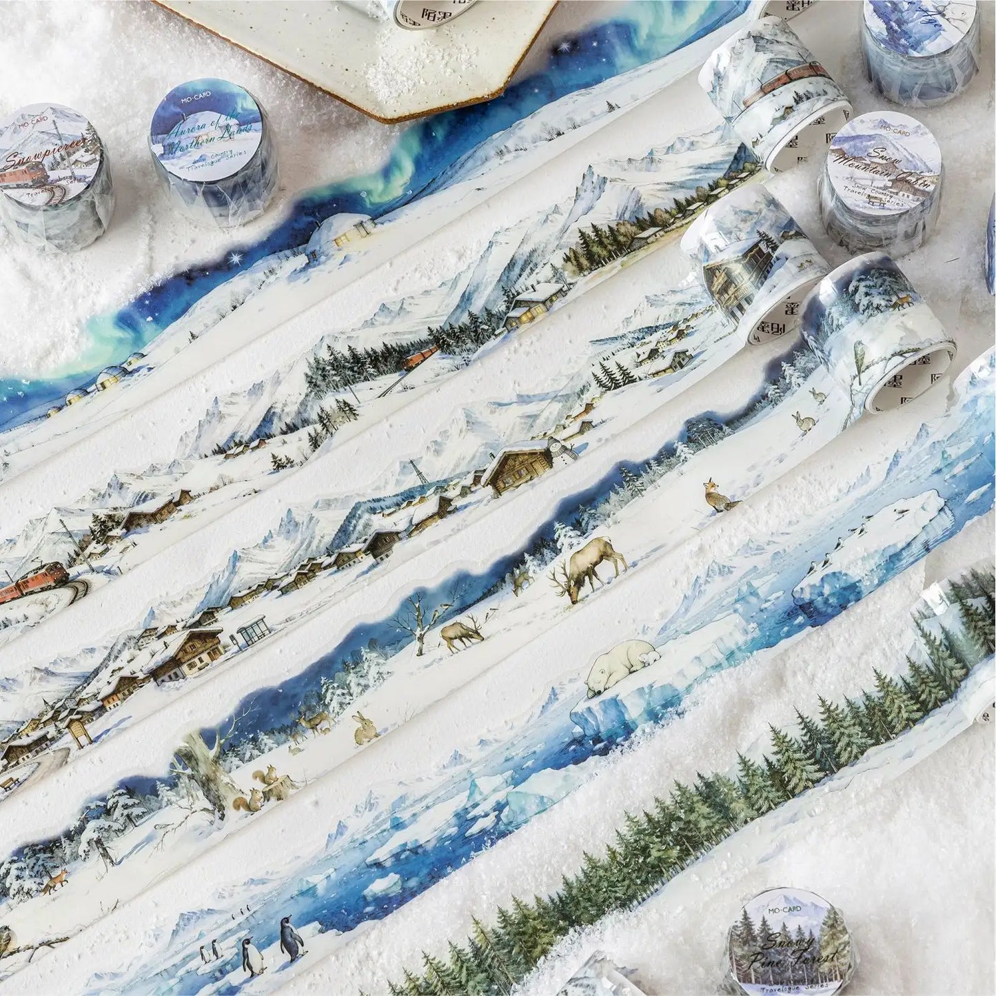 Winter Snow Scene Tape