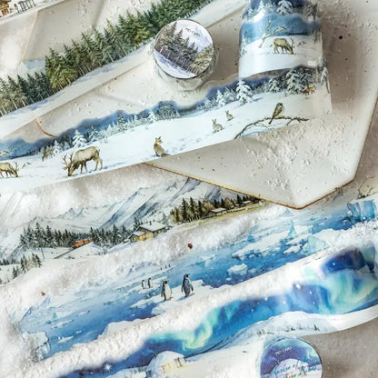 Winter Snow Scene Tape
