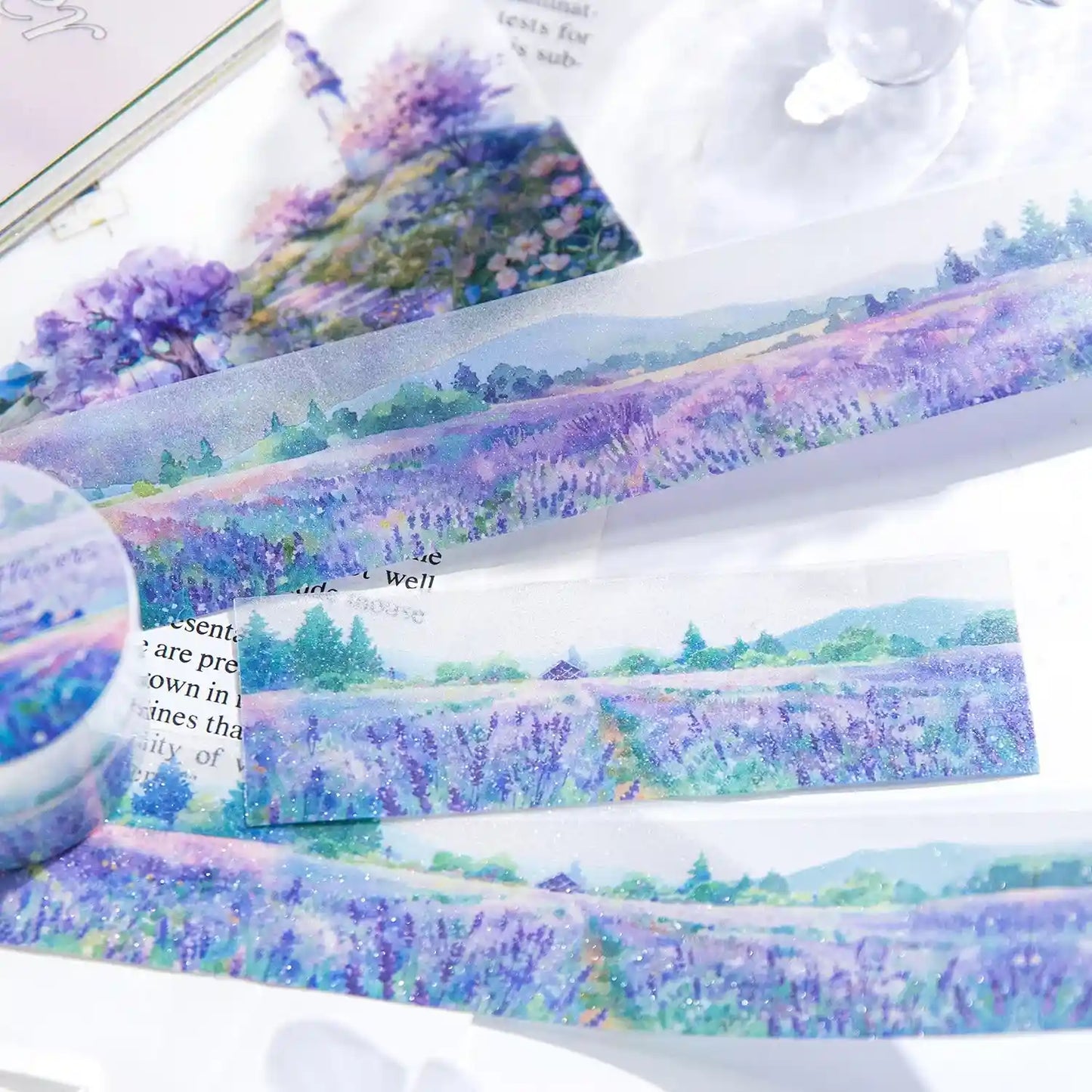 Circulating Mountain Peaks and Rivers PET Tape