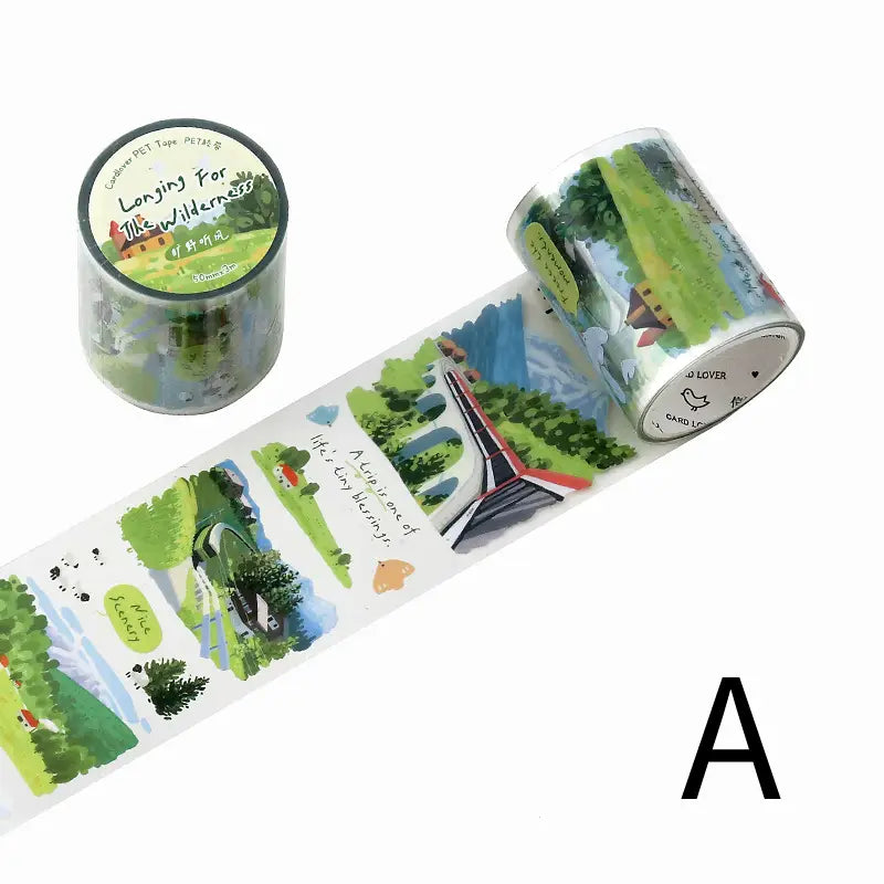 Roadside Scenery Scroll Tape