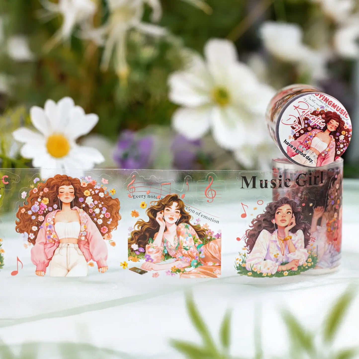 Relaxation Day Series Scroll Tape